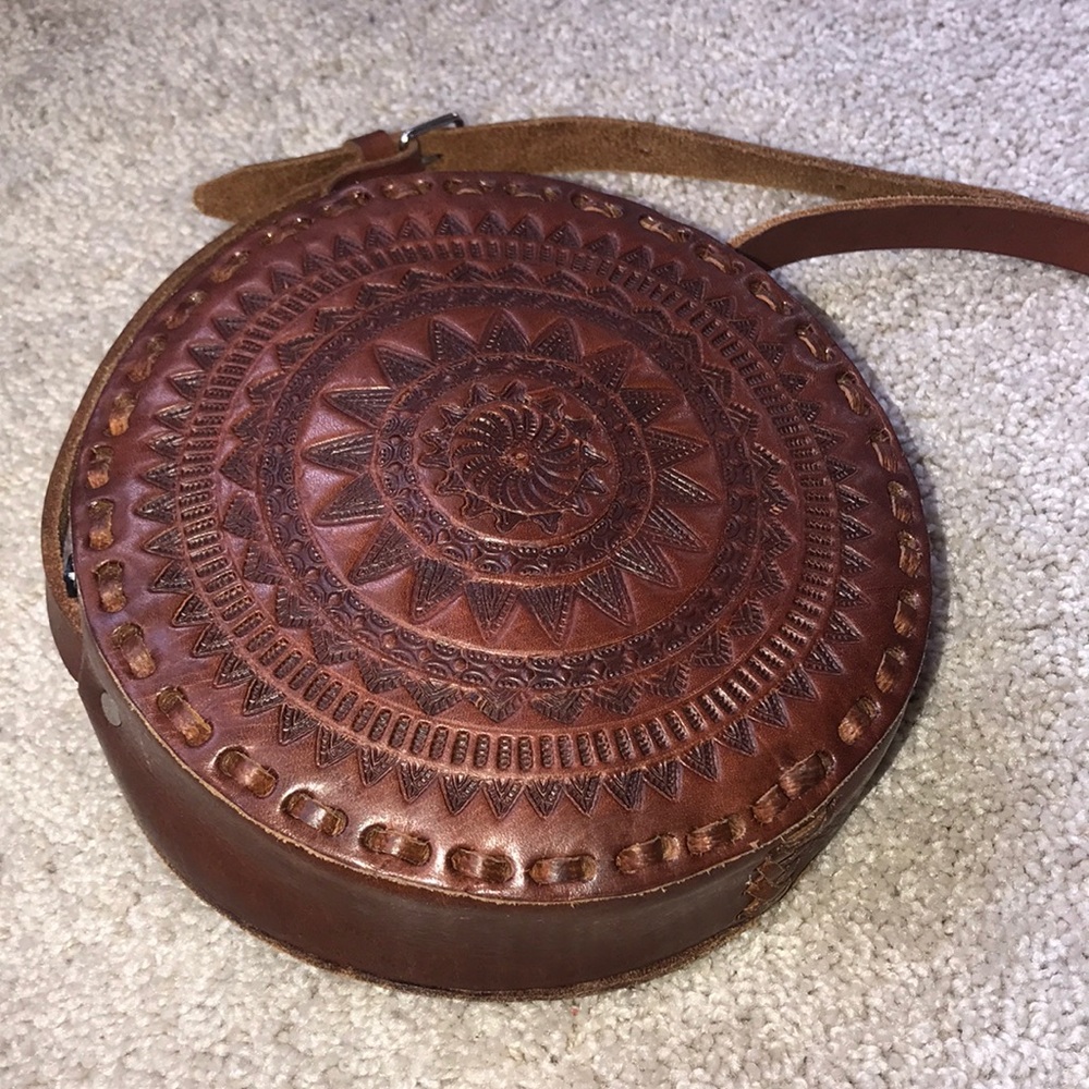 Real leather handbag from Mexico
